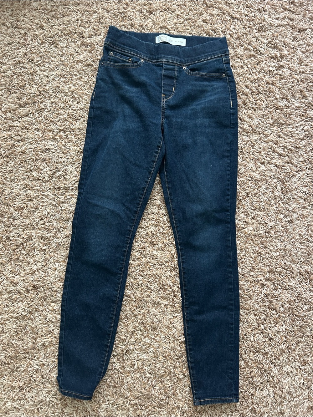 Dark blue totally shaping pull on skinny